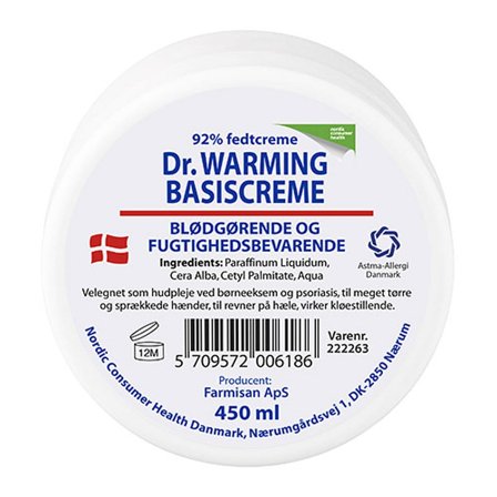 Dr. Warming Basiscreme i krukke 450 ml, Skincare, Kropspleje, Bodylotion
