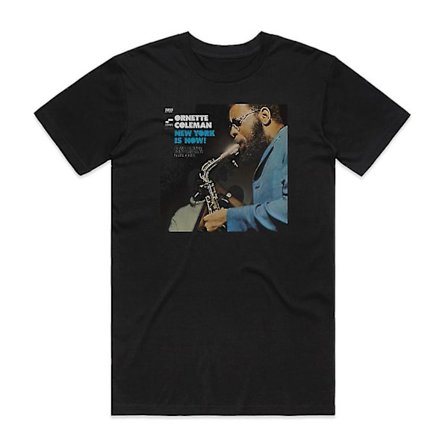 Ornette Coleman New York är nu svart t-shirt