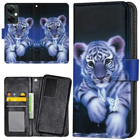 OnePlus Nord CE 3 Lite 5G - Lompakkokotelo/Kuoret Tiikerin pentu