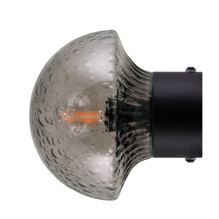 Globen lighting 16 vägglampa, rök/svart | Inredning > Lampor > Lampa | Bagaren och Kocken