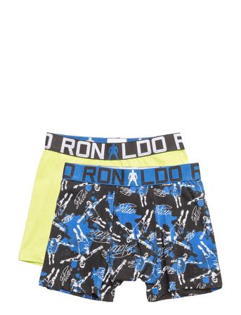 Cr7 Boy's Trunk 2-Pack Night & Underwear Underwear Underpants Grøn CR7