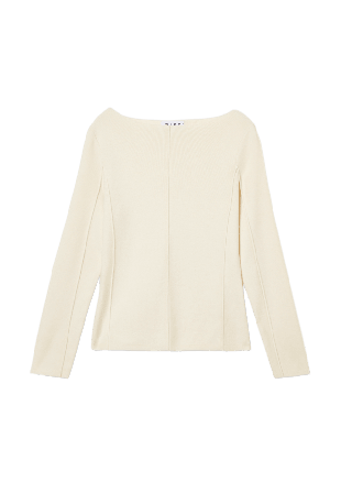 Wera Viskosjumper MARGOT Stickat Beige L