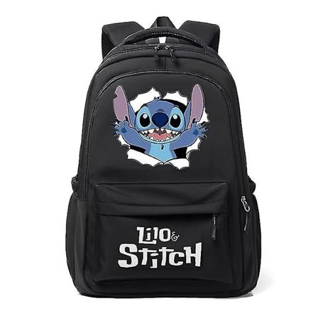 Anime Stitch Rygsæk Børn Skoletasker Piger Dagstursrygsæk Børn Teenagere Tasker Kawaii Vandtæt Stor Kapacitet Skoletaske stil 3