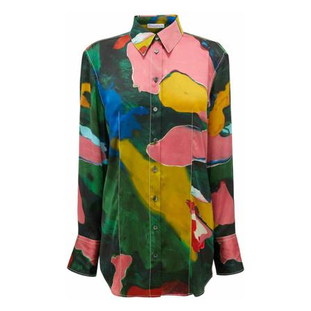 Jw Anderson - Skjortor - Grön - Dam - Storlek: M, Dam, Storlek: M