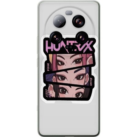 Yhteensopiva Puhelinkuori Xiaomi 13 Ultra K-pop-inspiroitunut futuristinen tyttöryhmä neonvaloissa ja kosminen sci-fi-kohtaus