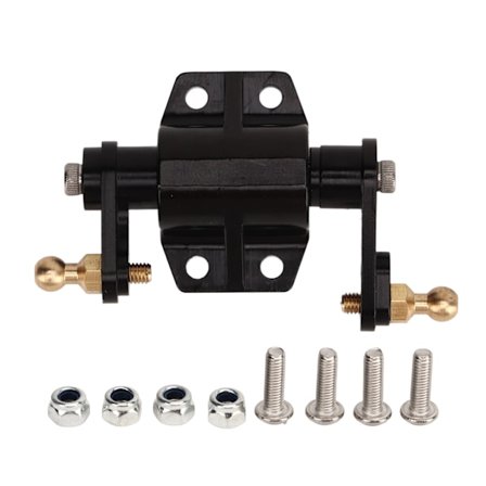 RC-kääntöalusta Alumiiniseos Musta Kevyt Vakaa Suorituskyky Tamiya 1/14 RC-kuorma-autoille