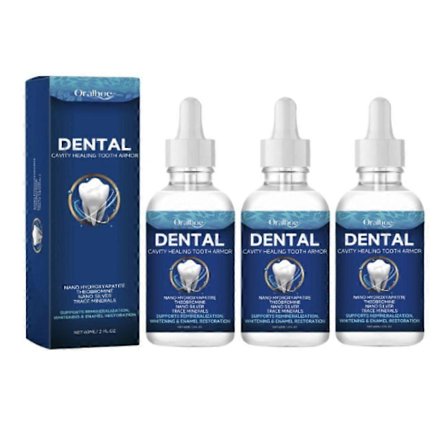 1-3x 60ml Tannpleie Dentitt Hull Tannbeskyttelse Whitening & Emaljegjenoppretting