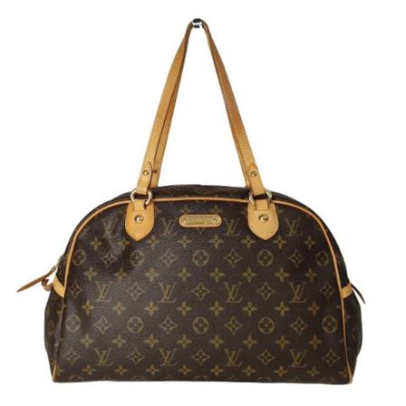 Louis Vuitton Vintage, Pre-owned Canvas louis-vuitton-bags Bruin, Dames, Maat:ONE Size