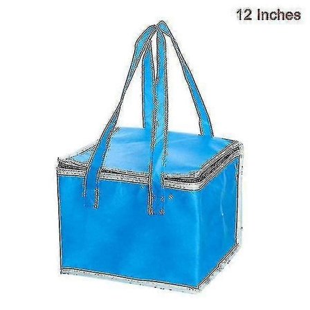 Isolerad Pizzaleveransväska, Matförvaring, Take Away, Fräschhållande Väska med Aluminiumfolieisolering