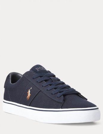 Polo Ralph Lauren Sayer Canvas Sneaker Blå Sko Unisex - Kids Brand Store
