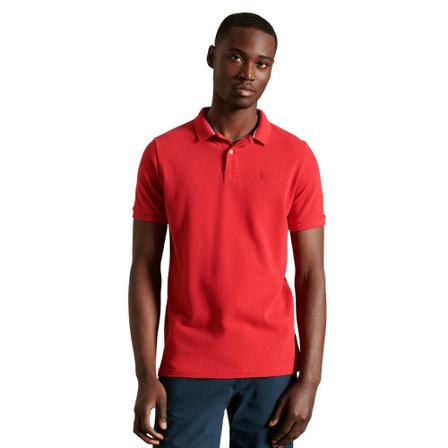 Superdry, Polo Classic Pique Czerwony, Mężczyzna, Rozmiar: S