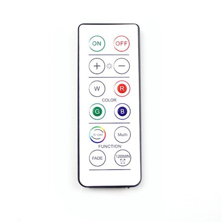 Led skaplys Rgb trådløse pucklys under skapbelysning 16 farger