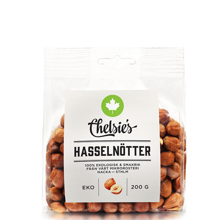 Chelsie s Organic Gourmet Prod Hasselnøtter 200 g