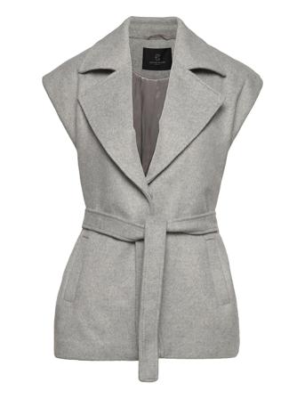Columbine Broome Vest Outerwear Coats Winter Coats Grå Bruuns Bazaar