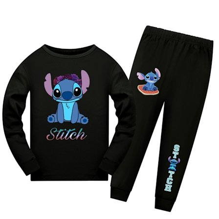 Stitch-kostyme for jenter, vår- og høstsett for barn