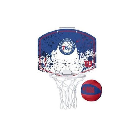 Mini Kurv - NBA - Philadelphia 76ers - Blå - One Size - Selvmontering