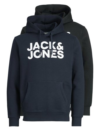 Jack & Jones | Jjecorp Logo Sweat Hood 2Pk Mp Noos | M