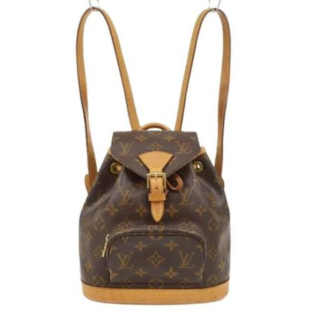 Louis Vuitton Vintage, Pre-owned Canvas louis-vuitton-bags Bruin, Dames, Maat:ONE Size,leer