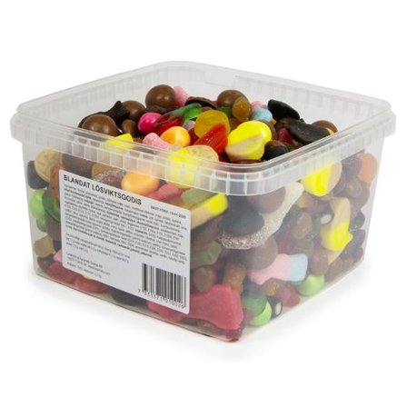 Godisblandning lösvikt 2kg - Lyreco - Kök och servering - Ätbart - Godis och choklad