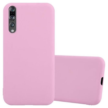 Mobilskal för Huawei P20 PRO / P20 PLUS Fodral i KLAR ROSA Hölje Skydd Silikon TPU Skal
