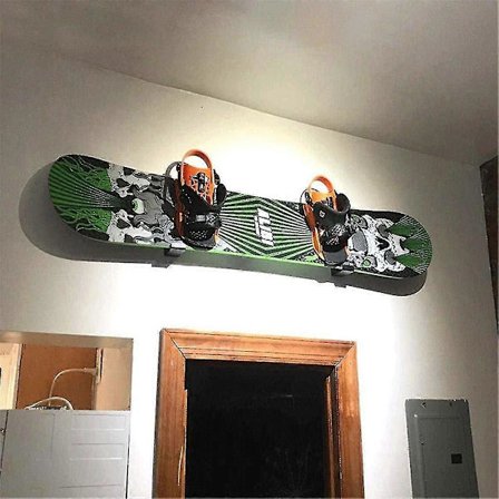 Minimalistisk Snowboard Display Rack, Väggmonterad Förvaring Minimalistisk Väggmonterad Surfbräda Rack / Displa[D]