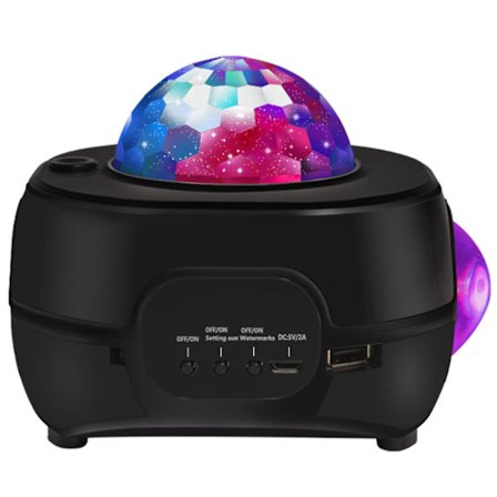 Galaxy Lights Stjernehimmel Projektor Atmosfære Lampe Drøm Med Usb Kabel Bluetooth-kompatibel Musikk Abs Usb Bluetooth Led - Snngv(B)