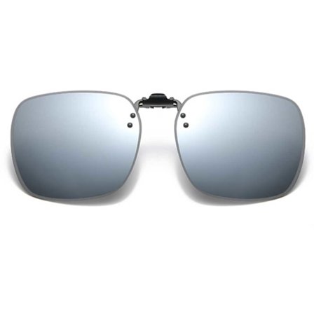 Suuri Flip Up Clip On Aurinkolasit Hopea