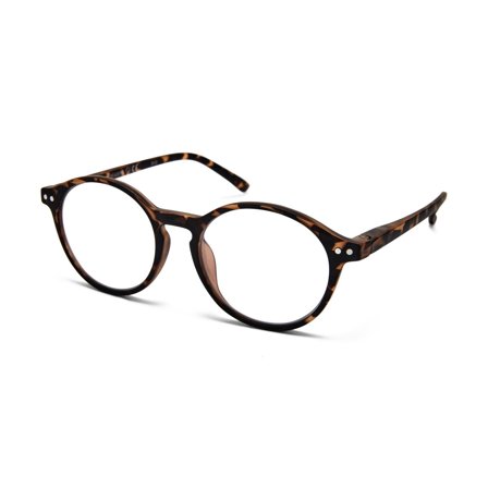 Readers - Lesebriller - Readers Mini Blue Block Round Tortoise