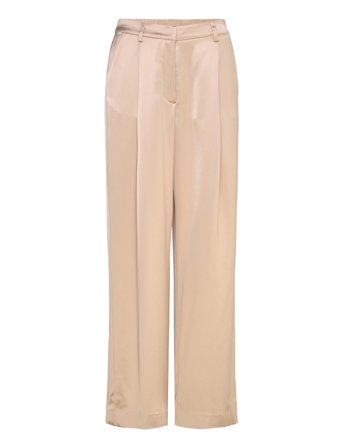 Malina | Sarah Elastic Waist Satin Pants | L