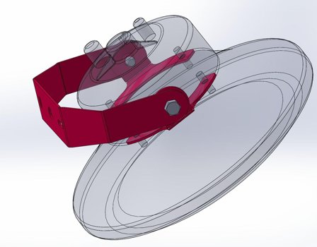 SYNERGY \Synergy 21 LED Spot Pendelleuchte UFO zub. Wandhalterung für UFO size S Bügel kurz