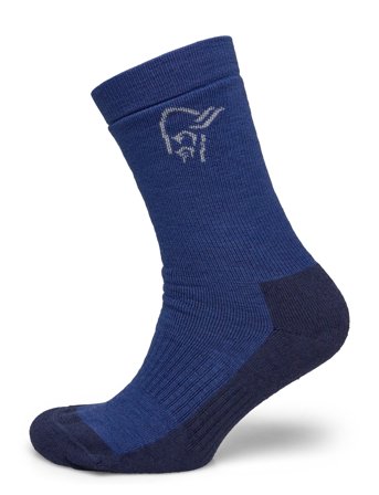 Norrøna Trollveggen Heavy Merinoull Socks - Blue - 37-39