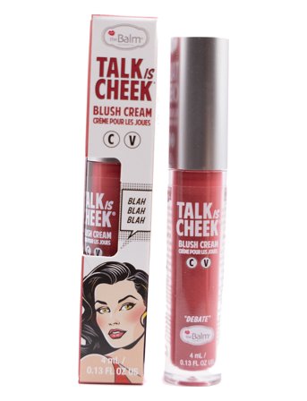 The Balm Talk Is Cheek Cream Blush Debate - Red - 4 ML