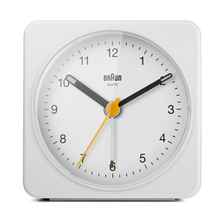 Braun Classic Analog Väckarklocka BC03W