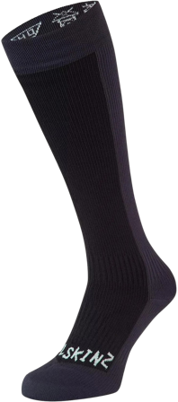 Sealskinz Worstead vedenpitävät sukat, unisex, tummanharmaa/musta - Sukat