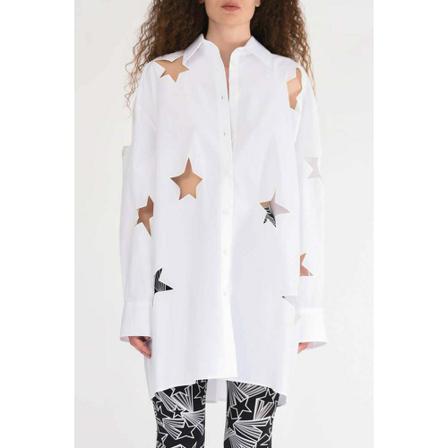 Msgm Shirts Hvid, Dame Skjorter