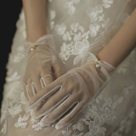 Bröllopshandskar Satinhandskar STYLE H STYLE H