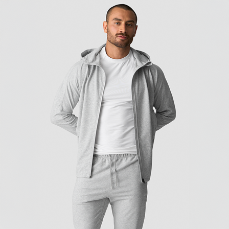 Hoodies ICANIWILL Activity Zip Hoodie Grå - Bodyman.dk