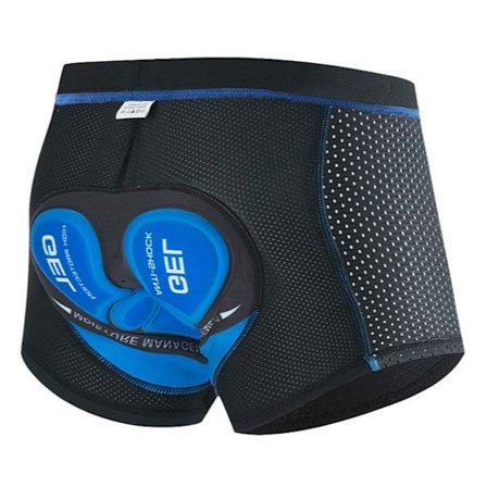 Cykelunderkläder 3D vadderade cykelshorts för män