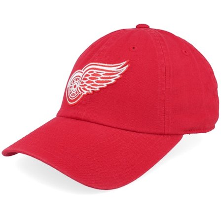 American Needle - NHL Red unconstructed Czapka Z Daszkiem - Detroit Red Wings Blue Line Red Dad Cap @ Hatstore
