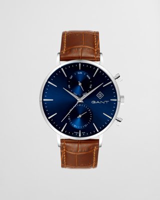 GANT - Park Hill day-date II 43,5mm herreklokke bold blue