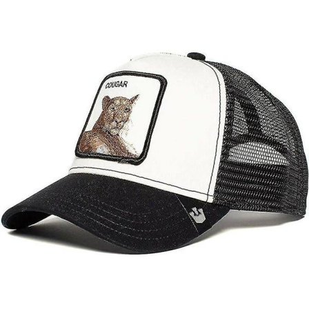 Salg Dyrehette Solskjerm Mesh Brodert Trucker Hat Cougar v