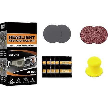 Forlygtere-Restaureringskit, Resto Wipes Forlygtere-Restaureringskit Til Bil, Poler Forlygter Linse Gendan Rengøringsmiddel
