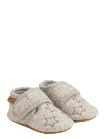 En Fant | Wool Slippers W. Embroidery | 25