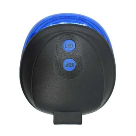 Sykkel Baklampe Sikkerhetsvarsel BLÅ