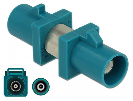 Delock Adapter Adapter FAKRA Z plug > FAKRA Z plug - RF-adapter - 2.96 cm