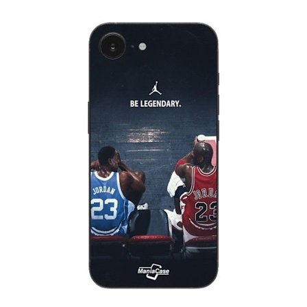 Coque Maniacase För Iphone 16E Young Jordan vs Old Jordan Be Legendary Basket