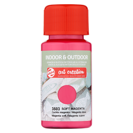 Indoor & Outdoor Hobby Paint 50 ml Soft Magenta (3503)