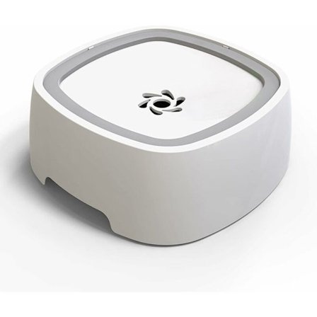 Full 1,5L flytande husdjursvattenskål, anti-spill långsam matningsvattenfontän, anti-överflödning, anti-kvävning, automatisk hundvattenskål,