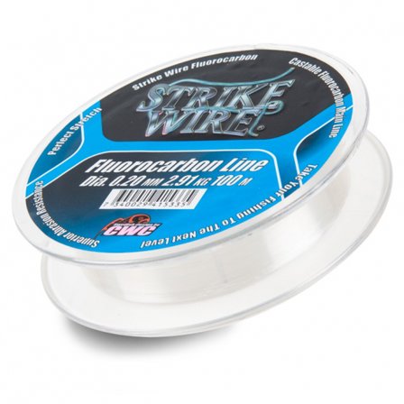 Strike Wire Fluorocarbon 0,20mm/2,91kg - 100m, invisible