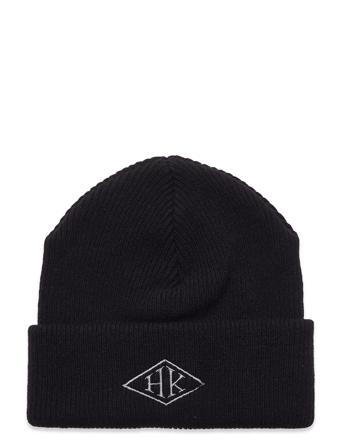 Beanie Hk Accessories Headwear Beanies Musta HAN Kjøbenhavn
